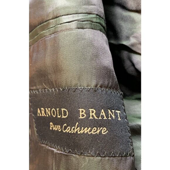 Arnold Brant Harry Rosen 41 L-T Pure Cashmere Blue Black Blazer Sport Coat READ! - Picture 6 of 13